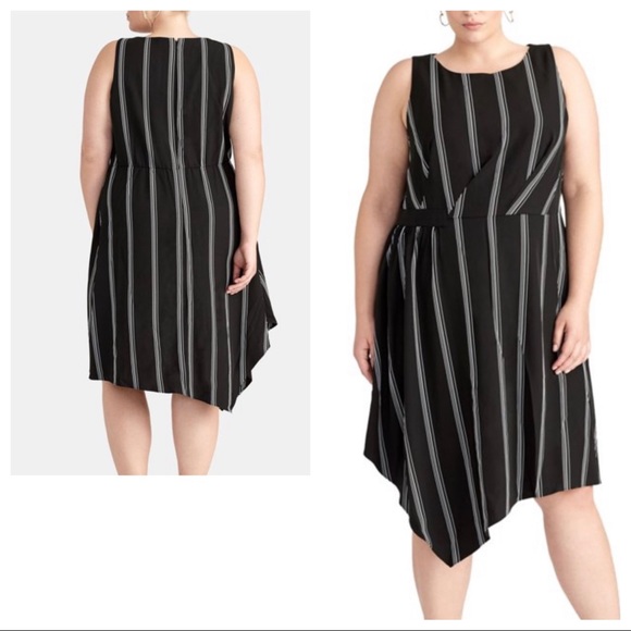 RACHEL Rachel Roy Dresses & Skirts - ❤️Rachel Roy Pinstripe Sleeveless Below Knee Fall Summer Office Night Out Dress